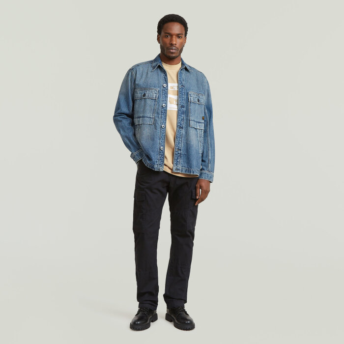 G-Star - G-Star - Mosa overshirt | Jakke Blue Galena