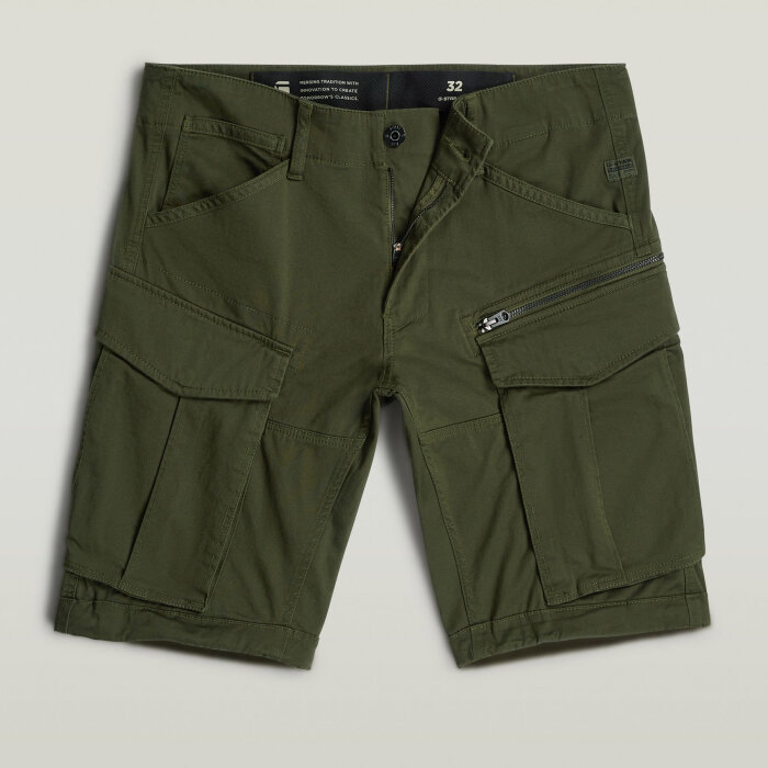 G-Star - G-Star - Rovic zip regular short | Shorts Bronze Green