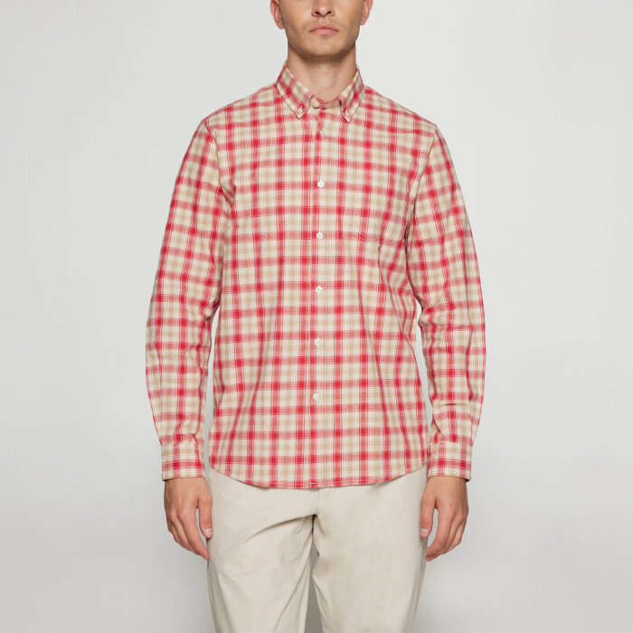 Signal - Signal - Gabriel check shirt | Skjorte Dusty Red