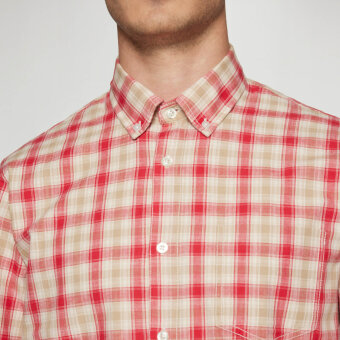 Signal - Signal - Gabriel check shirt | Skjorte Dusty Red