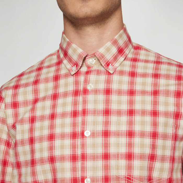 Signal - Signal - Gabriel check shirt | Skjorte Dusty Red
