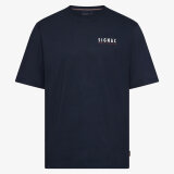 Signal - Signal - Fab backprint tee | T-shirt Deep Marine