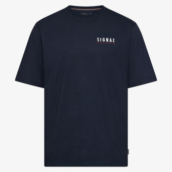Signal - Signal - Fab backprint tee | T-shirt Deep Marine