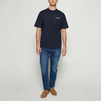 Signal - Signal - Fab backprint tee | T-shirt Deep Marine