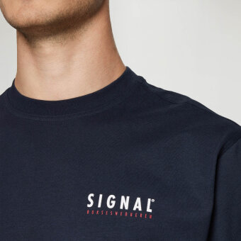 Signal - Signal - Fab backprint tee | T-shirt Deep Marine