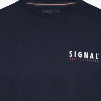 Signal - Signal - Fab backprint tee | T-shirt Deep Marine