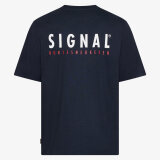 Signal - Signal - Fab backprint tee | T-shirt Deep Marine