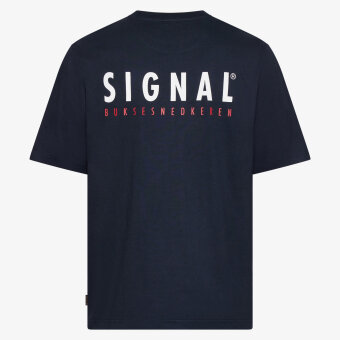 Signal - Signal - Fab backprint tee | T-shirt Deep Marine