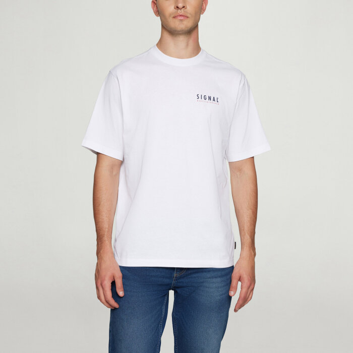 Signal - Signal - Fab backprint tee | T-shirt White