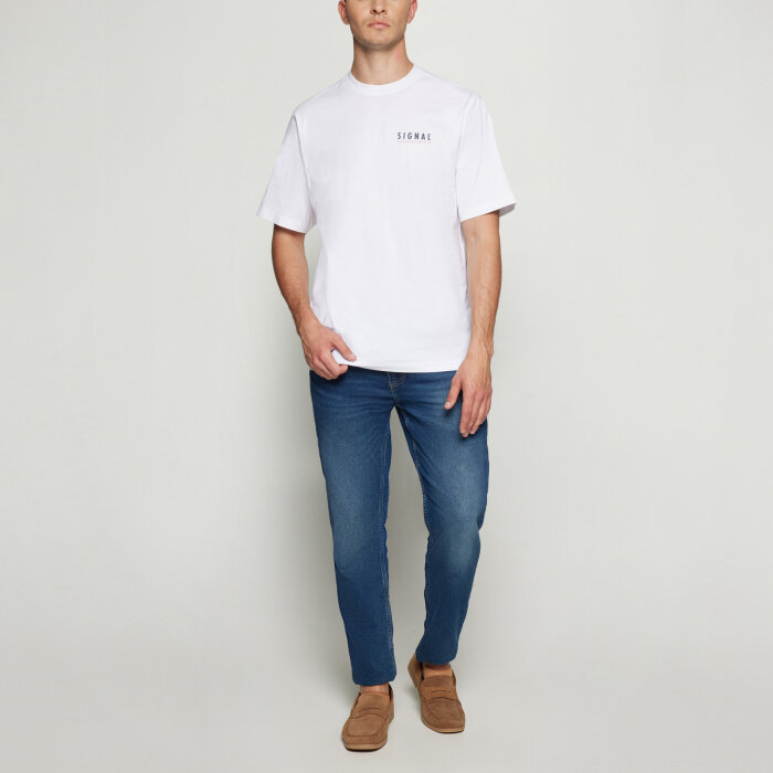 Signal - Signal - Fab backprint tee | T-shirt White