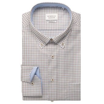Eterna - Eterna - 1397 23 X104 | Modern Fit Skjorte Sand