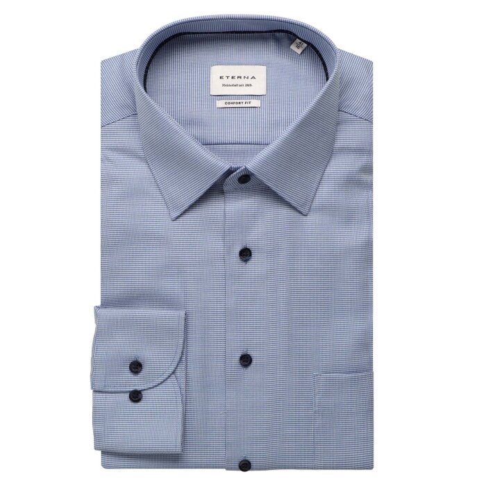 Eterna - Eterna - 1181 E181 17 | Comfort fit Skjorte Blue