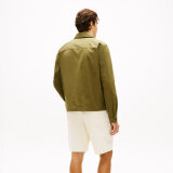 Tommy Hilfiger  - Tommy Hilfiger - Cotton nylon shirt jacket | Overshirt Dark Artichoke