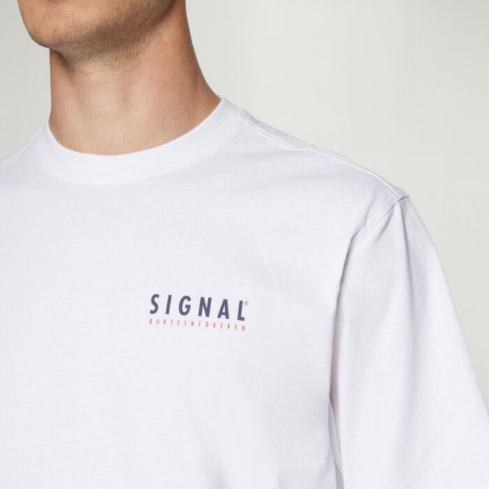 Signal - Signal - Fab backprint tee | T-shirt White
