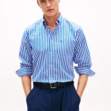 Tommy Hilfiger  - Tommy Hilfiger - TH Best level shirt | Skjorte Regal Blue