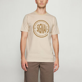 Signal - Signal - Felix mini stripe tee | T-shirt Warm Beige