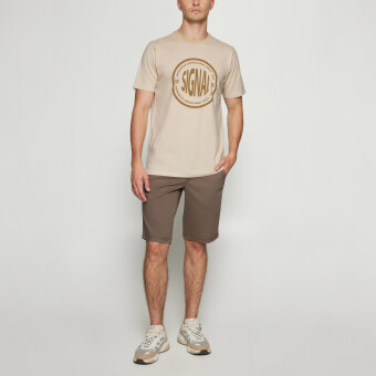 Signal - Signal - Felix mini stripe tee | T-shirt Warm Beige