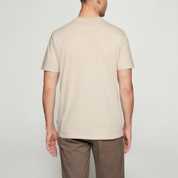 Signal - Signal - Felix mini stripe tee | T-shirt Warm Beige