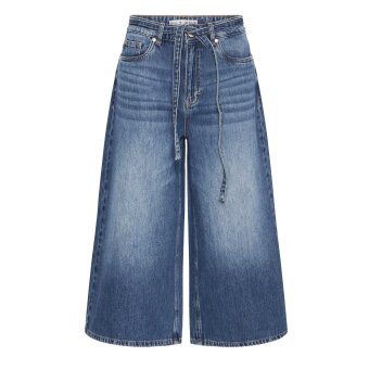 Pulz Jeans ( Dame )  - PULZ - PZALEXI UHW | JEANS WIDE MEDIUM BLUE DENIM