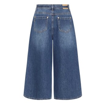 Pulz Jeans ( Dame )  - PULZ - PZALEXI UHW | JEANS WIDE MEDIUM BLUE DENIM