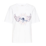Pulz Jeans ( Dame )  - PULZ - PZBETHANY | T-SHIRT BRIGHT WHITE