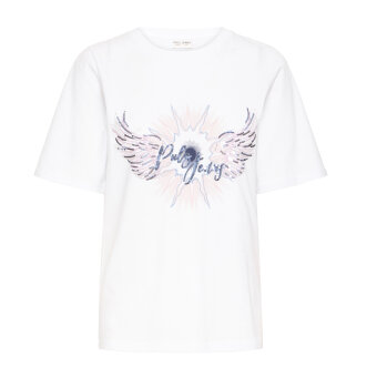 Pulz Jeans ( Dame )  - PULZ - PZBETHANY | T-SHIRT BRIGHT WHITE