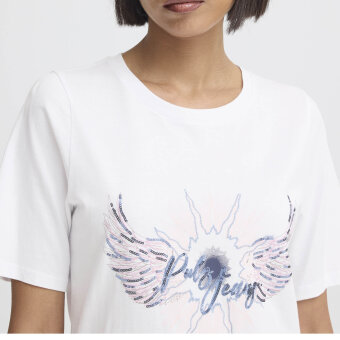Pulz Jeans ( Dame )  - PULZ - PZBETHANY | T-SHIRT BRIGHT WHITE
