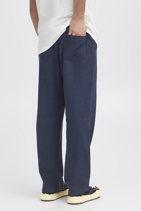 Solid - Solid - Alann linen pants | Hørbukser Insignia Blue
