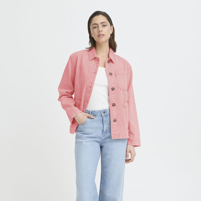 Pulz Jeans ( Dame )  - PULZ - PZGIANNI CASUL JACKET | JAKKE TEA ROSE 