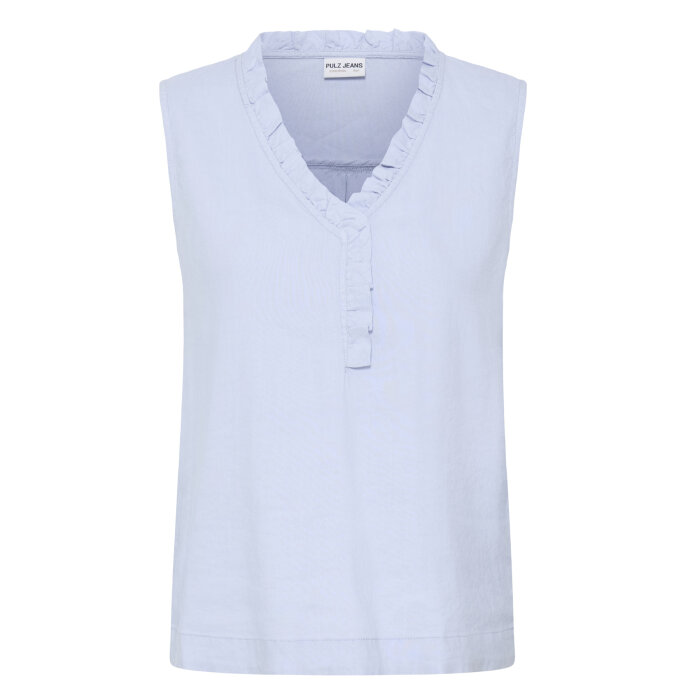 Pulz Jeans ( Dame )  - PULZ - PZLUCA TOP | SKJORTE WINDSURFER BLUE