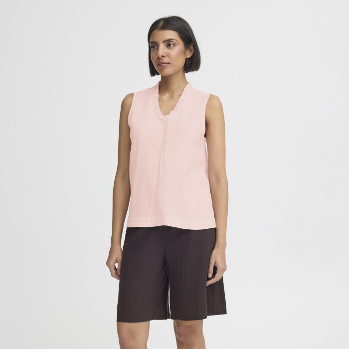 Pulz Jeans ( Dame )  - PULZ - PZLUCA TOP | SKJORTE POTPOURRI PINK 