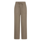 Pulz Jeans ( Dame ) - PULZ - PZLUCA PANT FULL WIDE | BUKSER WALNUT BROWN Pulz Jeans ( Dame ) - PULZ - PZLUCA PANT FULL WIDE | BUKSER WALNUT BROWN