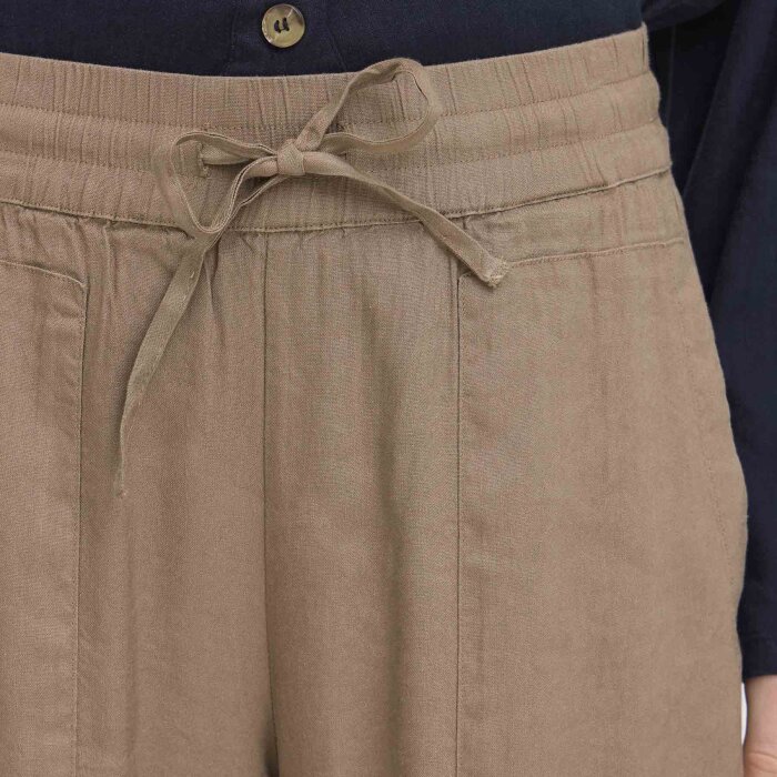 Pulz Jeans ( Dame )  - PULZ - PZLUCA PANT FULL WIDE | BUKSER WALNUT BROWN