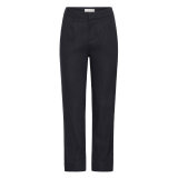 Pulz Jeans ( Dame ) - PULZ - PZLUCA HW PANT LEG | BUKSER DARK SAPPHIRE Pulz Jeans ( Dame ) - PULZ - PZLUCA HW PANT LEG | BUKSER DARK SAPPHIRE