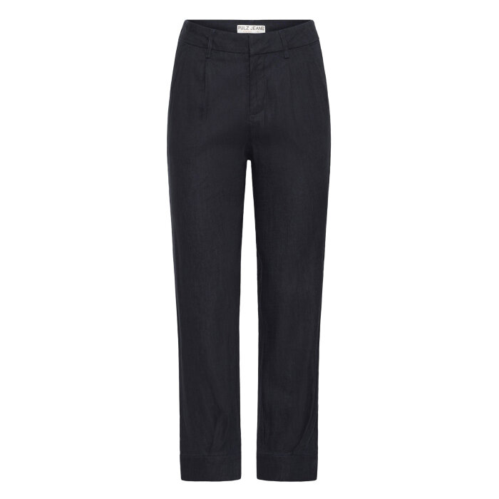 Pulz Jeans ( Dame )  - PULZ - PZLUCA HW PANT LEG | BUKSER DARK SAPPHIRE 