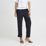 Pulz Jeans ( Dame ) - PULZ - PZLUCA HW PANT LEG | BUKSER DARK SAPPHIRE Pulz Jeans ( Dame ) - PULZ - PZLUCA HW PANT LEG | BUKSER DARK SAPPHIRE