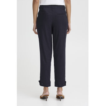 Pulz Jeans ( Dame )  - PULZ - PZLUCA HW PANT LEG | BUKSER DARK SAPPHIRE 