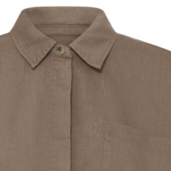 Pulz Jeans ( Dame )  - PULZ - PZLUCA BOXY SH | SKJORTE WALNUT BROWN 