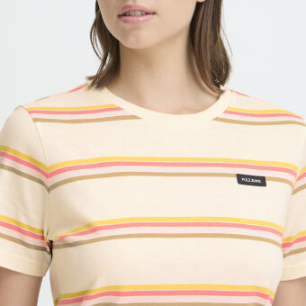 Pulz Jeans ( Dame )  - PULZ - PZBLAKE | T-SHIRT CLOUD DANSER STRIPE 