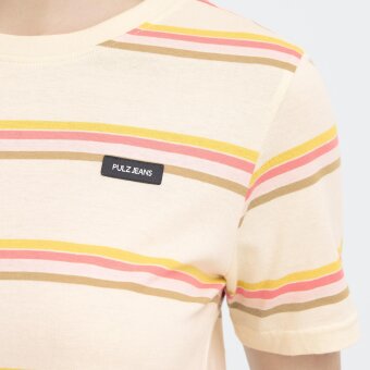 Pulz Jeans ( Dame )  - PULZ - PZBLAKE | T-SHIRT CLOUD DANSER STRIPE 