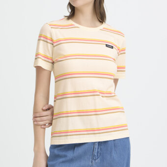 Pulz Jeans ( Dame )  - PULZ - PZBLAKE | T-SHIRT CLOUD DANSER STRIPE 