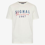 Signal - Signal - Finn front print tee | T-shirt Ecru Vapor