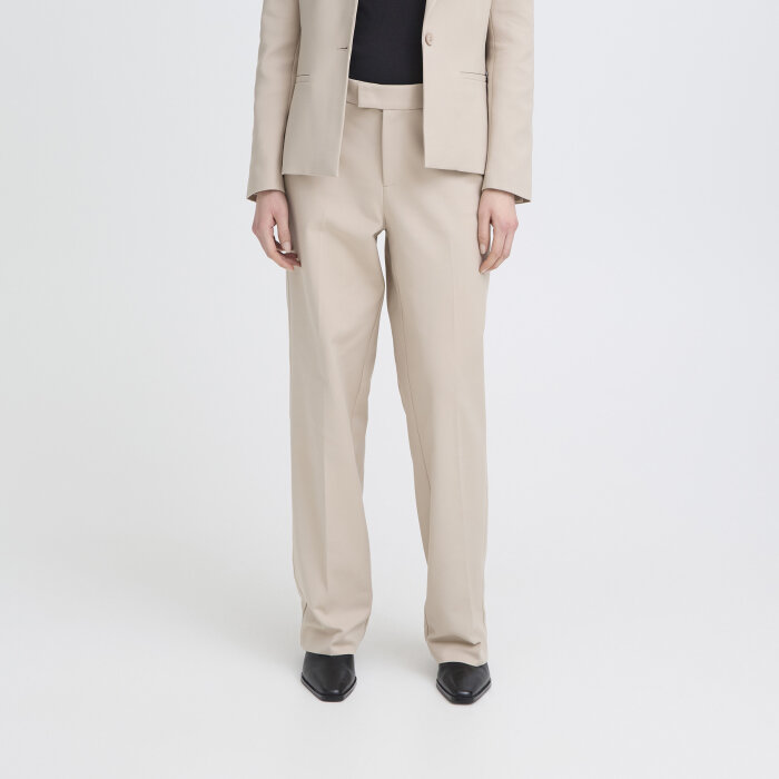 Pulz Jeans ( Dame )  - PULZ - PZBINDY HW WIDE LEG | BUKSER PURE CASHMERE 