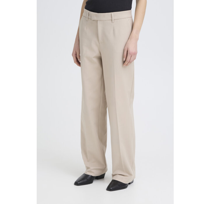 Pulz Jeans ( Dame )  - PULZ - PZBINDY HW WIDE LEG | BUKSER PURE CASHMERE 
