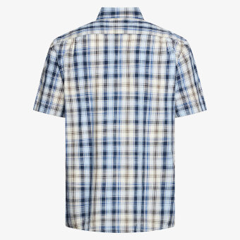 Signal - Signal - Gian slub check shirt | K/Æ Skjorte Blue Captain