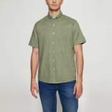 Signal - Signal - Gismo shirt | K/Æ Skjorte Oil Green Signal - Signal - Gismo shirt | K/Æ Skjorte Oil Green