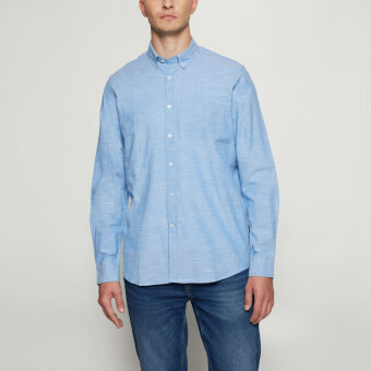 Signal - Signal - Geo slub solid shirt | Skjorte Blue Legacy
