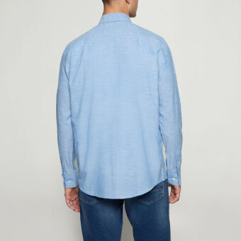 Signal - Signal - Geo slub solid shirt | Skjorte Blue Legacy
