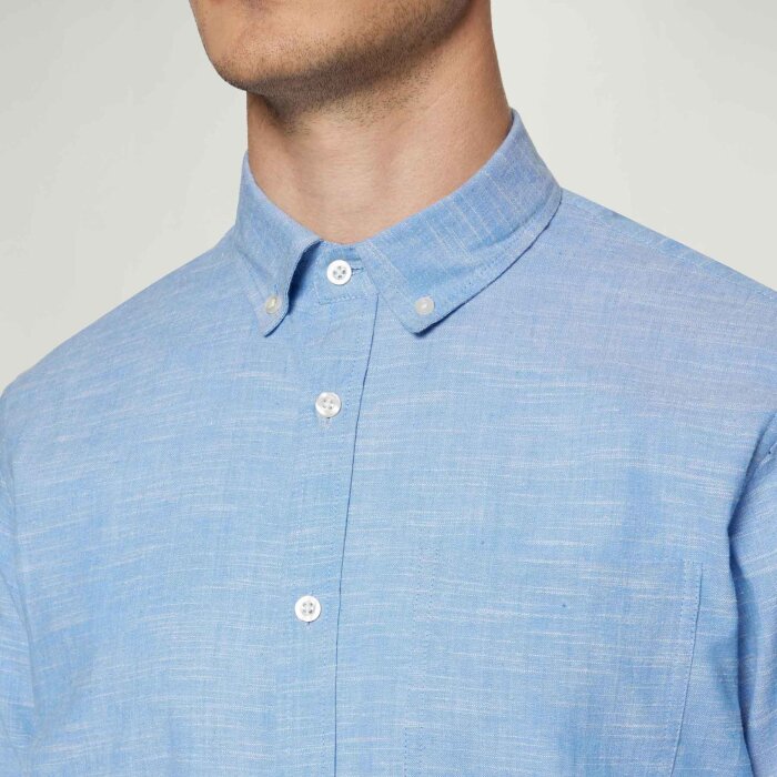 Signal - Signal - Geo slub solid shirt | Skjorte Blue Legacy