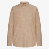 Signal - Signal - Geo slub solid shirt | Skjorte Tobacco